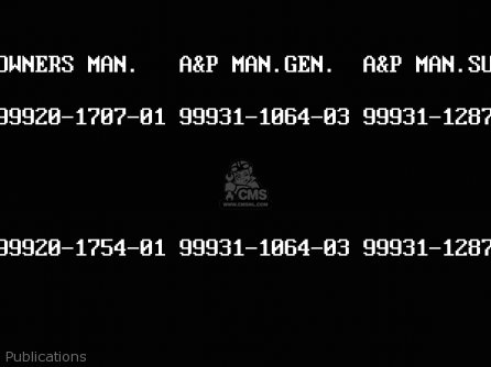 Publications - ZX600C8 NINJA 600R 1995 USA CALIFORNIA CANADA