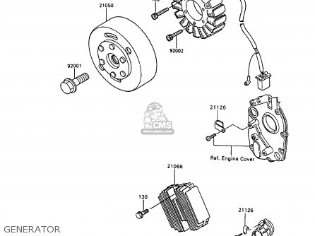GENERATOR - ZX600C9 GPX600R 1996 UNITED KINGDOM FG