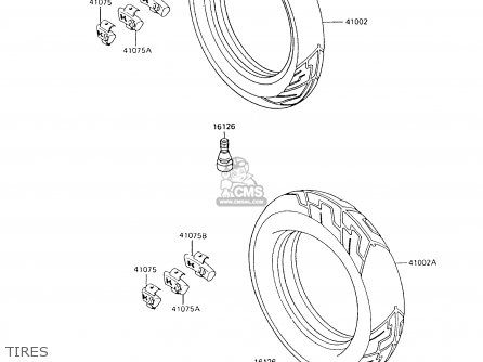 TIRES - ZX600C9 GPX600R 1996 UNITED KINGDOM FG