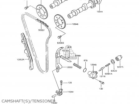 CAMSHAFT(S)/TENSIONER - ZX600C9 NINJA 600R 1996 USA CALIFORNIA CANADA