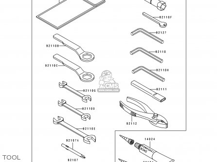 TOOL - ZX600D1 NINJA ZX6 1990 USA CALIFORNIA CANADA