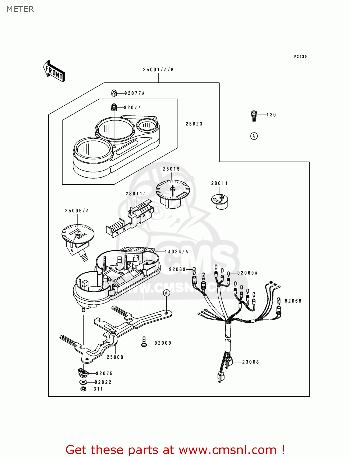 METER ZX600D1 ZZR600 1990 EUROPE UK FR AR FG GR IT NR SD SP ST