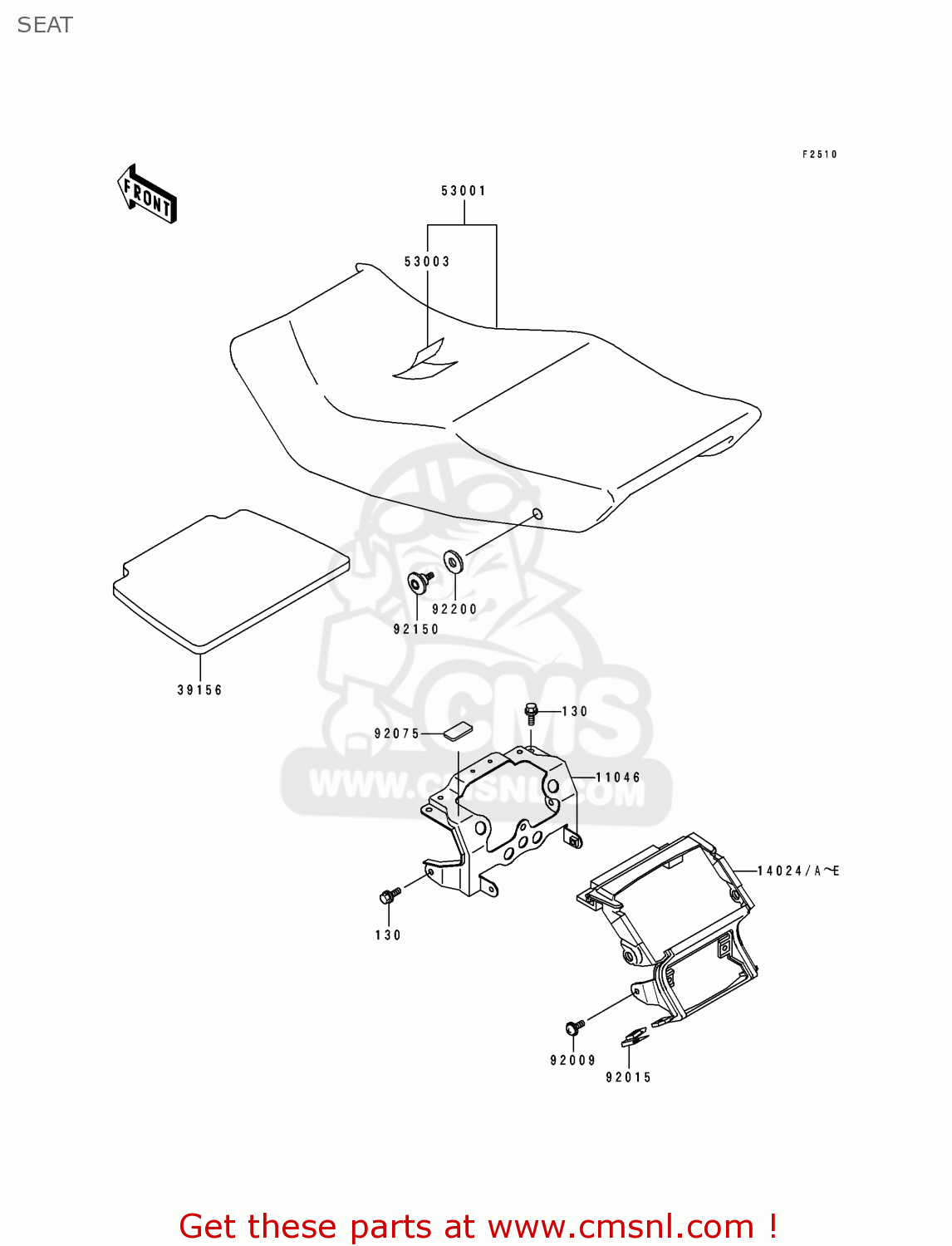 SEAT ZX600D2 NINJA ZX6 1991 USA CALIFORNIA CANADA