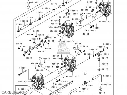 CARBURETOR - ZX600D2A ZZR600 1991 UNITED KINGDOM FG
