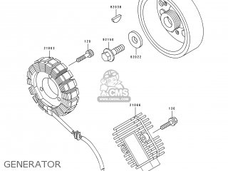GENERATOR - ZX600D2A ZZR600 1991 UNITED KINGDOM FG