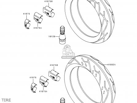 TIRE - ZX600D2A ZZR600 1991 UNITED KINGDOM FG