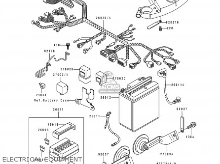 ELECTRICAL EQUIPMENT - ZX600D2A ZZR600 1991 UNITED KINGDOM FG