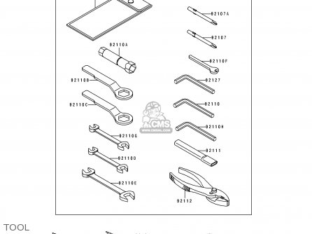 TOOL - ZX600D3 ZZR600 1992 EUROPE UK FR AR FG GR IT NR SD SP ST