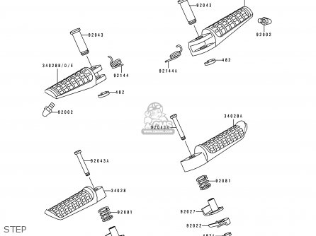 STEP - ZX600D4 NINJA ZX6 1993 USA CALIFORNIA