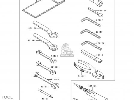 TOOL - ZX600D4 NINJA ZX6 1993 USA CALIFORNIA