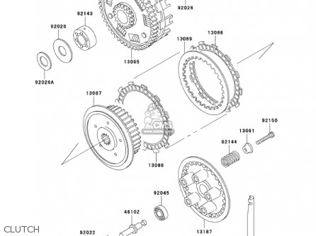 CLUTCH - ZX600E10 NINJA ZX6 2002 USA CALIFORNIA CANADA