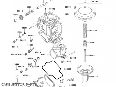 CARBURETOR PARTS - ZX600E10 NINJA ZX6 2002 USA CALIFORNIA CANADA