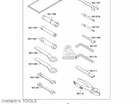 OWNER'S TOOLS - ZX600E10 NINJA ZX6 2002 USA CALIFORNIA CANADA