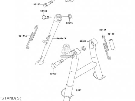 STAND(S) - ZX600E10 NINJA ZX6 2002 USA CALIFORNIA CANADA