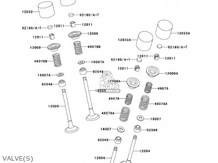 VALVE(S) - ZX600E10 NINJA ZX6 2002 USA CALIFORNIA CANADA