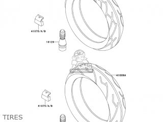TIRES - ZX600E11 ZZR600 2003 USA CALIFORNIA CANADA