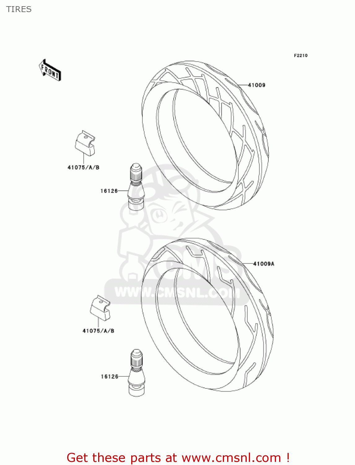 TIRES ZX600E12 ZZR600 2004 USA CALIFORNIA CANADA