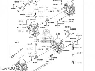 CARBURETOR - ZX600E12 ZZR600 2004 USA CALIFORNIA CANADA