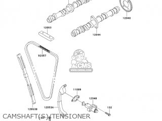 CAMSHAFT(S)/TENSIONER - ZX600E12 ZZR600 2004 USA CALIFORNIA CANADA