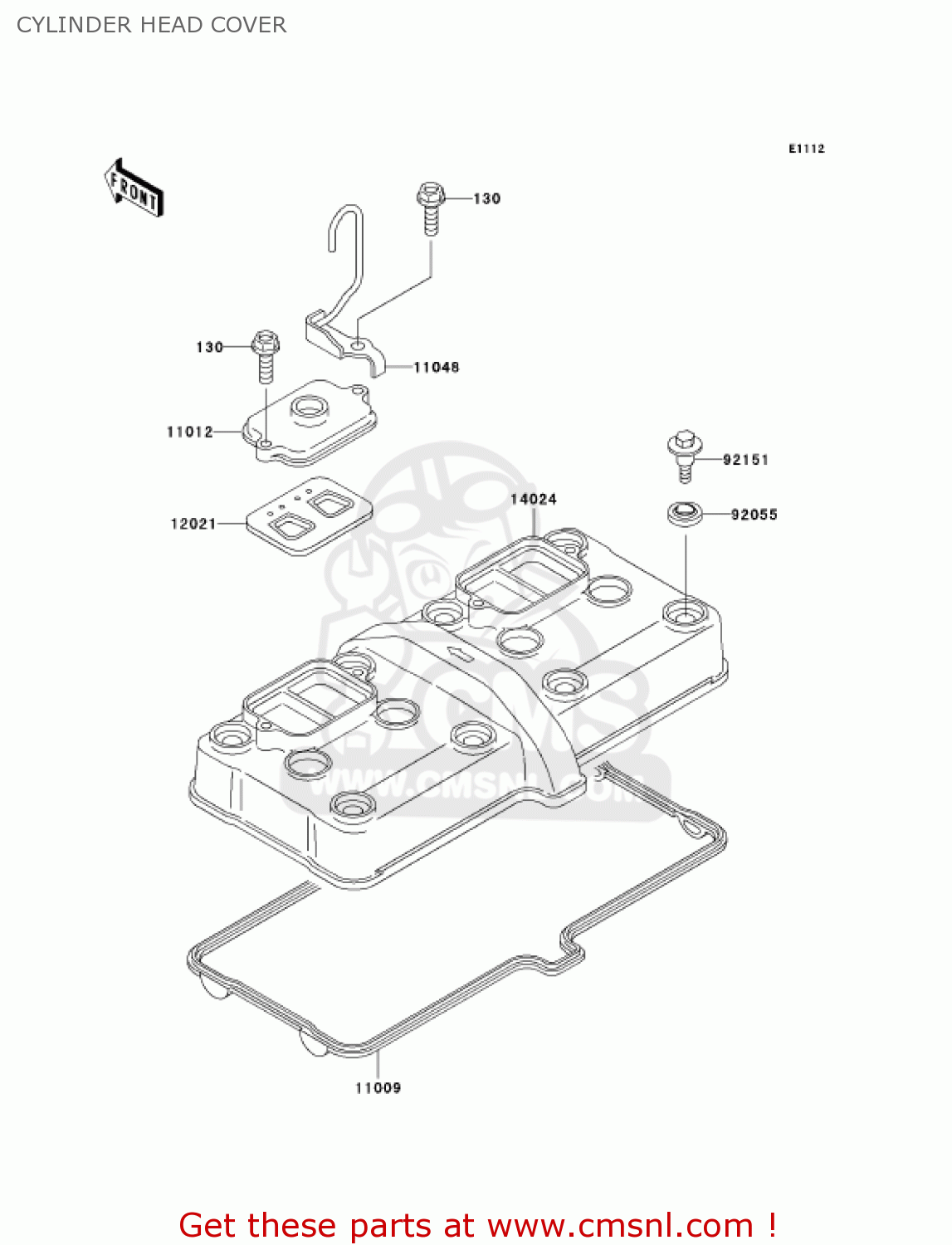 CYLINDER HEAD COVER ZX600E13 CANADA 2005