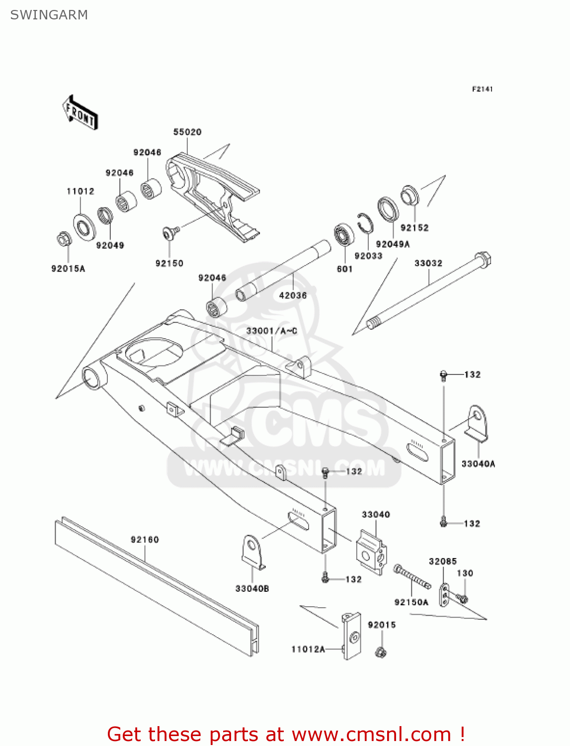 SWINGARM ZX600E13 CANADA 2005