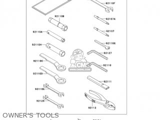 OWNER'S TOOLS - ZX600E13 CANADA 2005