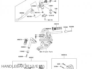 HANDLEBAR (E12/E13) - ZX600E13 CANADA 2005