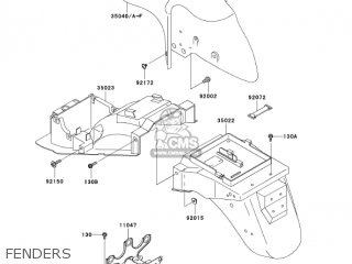 FENDERS - ZX600E13 CANADA 2005