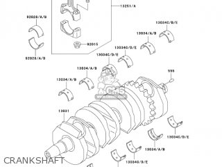 CRANKSHAFT - ZX600E13 CANADA 2005