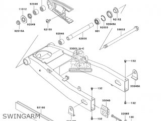 SWINGARM - ZX600E13 CANADA 2005