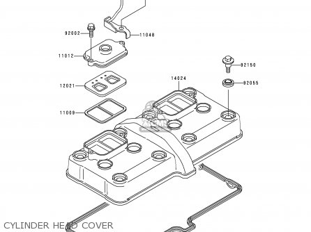 CYLINDER HEAD COVER - ZX600E4 NINJA ZX6 1996 USA CALIFORNIA CANADA