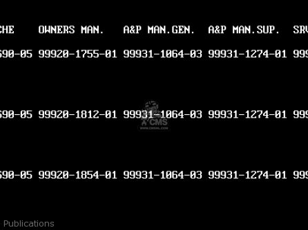 Publications - ZX600E4 NINJA ZX6 1996 USA CALIFORNIA CANADA