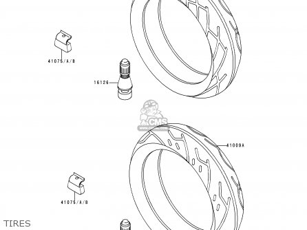 TIRES - ZX600E4 ZZR600 1996 EUROPE UK FR NL FG SP