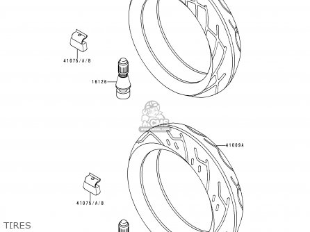 TIRES - ZX600E6 NINJA ZX6 1998 USA CALIFORNIA CANADA
