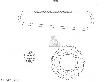 CHAIN KIT - ZX600E6 ZZR600 1998 EUROPE UK FR NL FG GR IT NR ST