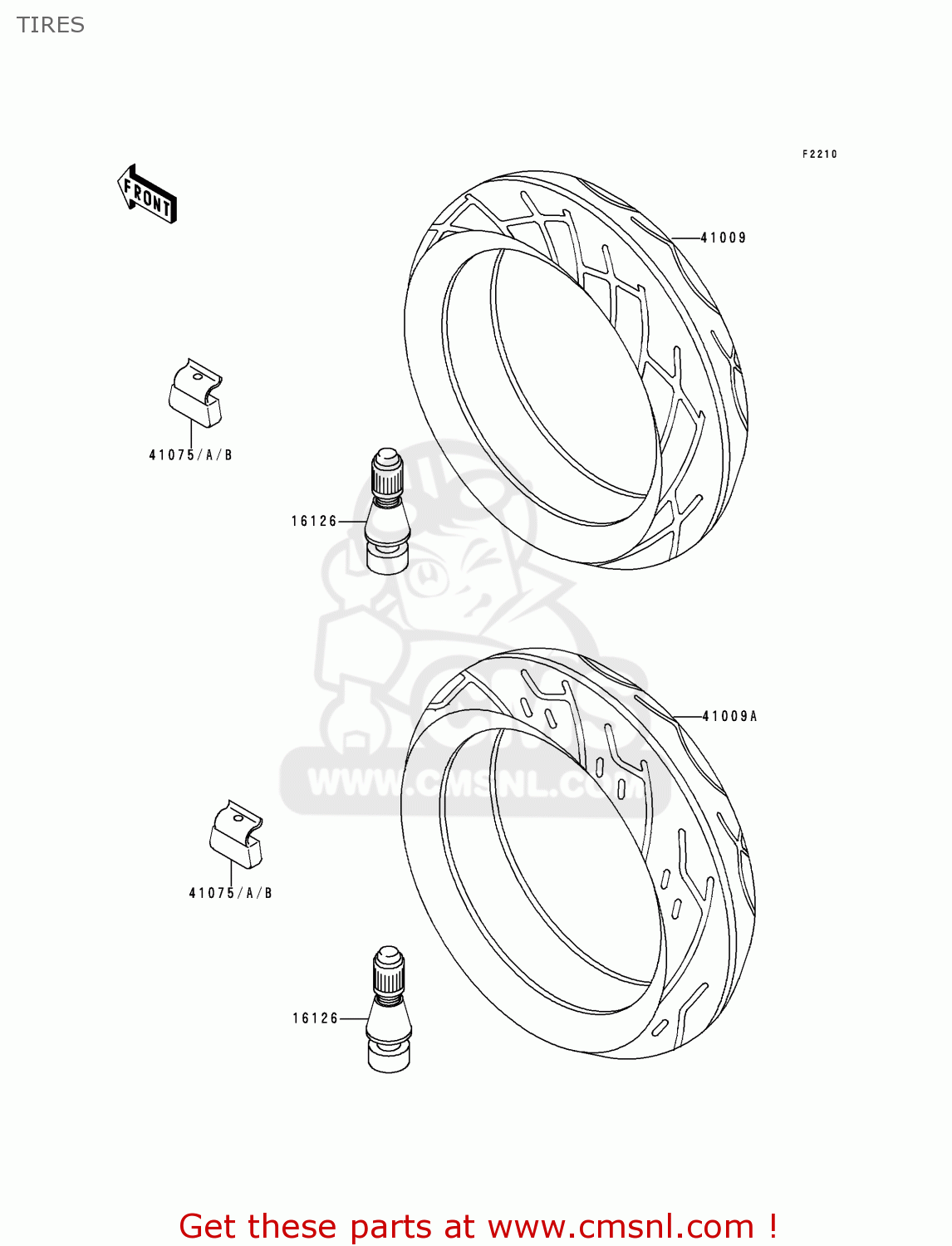 TIRES ZX600E7 ZZR600 1999 EUROPE UK FR NL FG GR IT NR SD