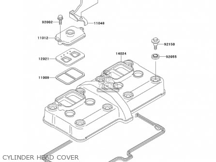 CYLINDER HEAD COVER - ZX600E8 NINJA ZX6 2000 USA CALIFORNIA CANADA