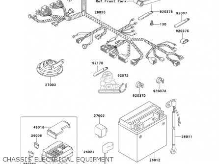 CHASSIS ELECTRICAL EQUIPMENT - ZX600E9 NINJA ZX6 2001 USA CALIFORNIA CANADA