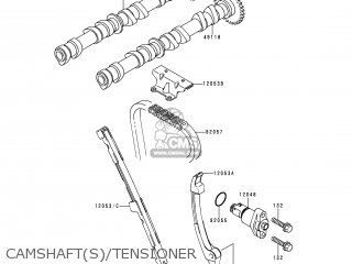 CAMSHAFT(S)/TENSIONER - ZX600F2 NINJA ZX6R 1996 EUROPE UK FR NL AR FG GR IT NR SD SP ST