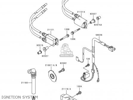 IGNITION SYSTEM - ZX600F2 NINJA ZX6R 1996 EUROPE UK FR NL AR FG GR IT NR SD SP ST
