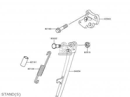 STAND(S) - ZX600F2 NINJA ZX6R 1996 USA CALIFORNIA CANADA