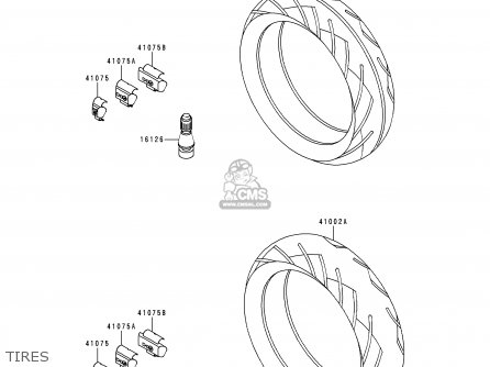 TIRES - ZX600F2 NINJA ZX6R 1996 USA CALIFORNIA CANADA