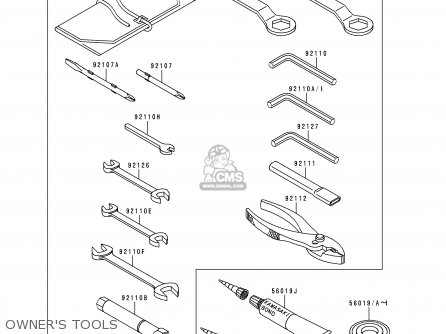 OWNER'S TOOLS - ZX600F3 NINJA ZX6R 1997 EUROPE UK FR NL AR FG GR IT NR SD SP ST