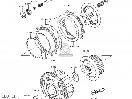 CLUTCH - ZX600G1 NINJA ZX6R 1998 USA CALIFORNIA CANADA