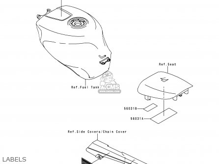 LABELS - ZX600G2 NINJA ZX6R 1999 EUROPE UK FR NL AR FG GR IT NR SD SP