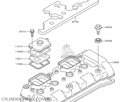 CYLINDER HEAD COVER - ZX600G2 NINJA ZX6R 1999 USA CALIFORNIA CANADA
