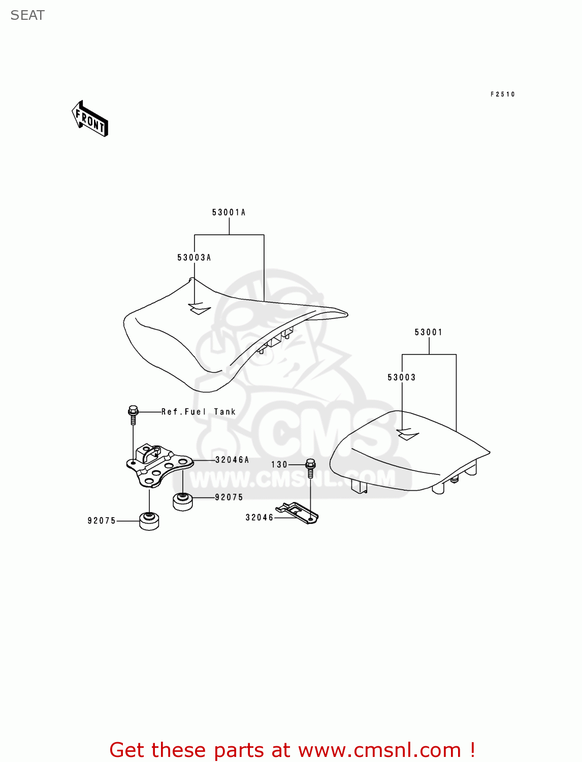 SEAT ZX600H1 NINJA ZX6R 1998 FG ST