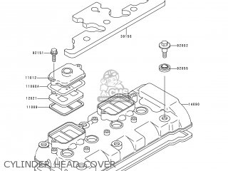 CYLINDER HEAD COVER - ZX600H1 NINJA ZX6R 1998 FG ST