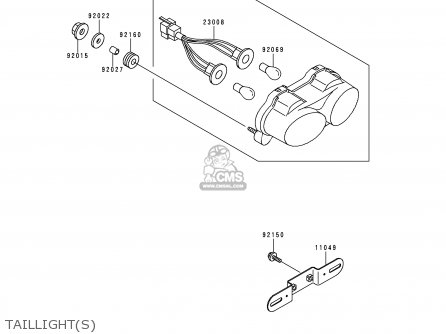 TAILLIGHT(S) - ZX600H1 NINJA ZX6R 1998 FG ST