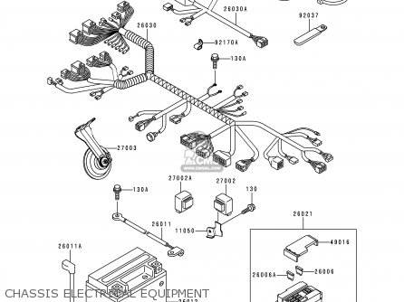 CHASSIS ELECTRICAL EQUIPMENT - ZX600H1 NINJA ZX6R 1998 FG ST